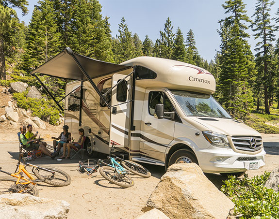 An RV rental insured by MBA rental insurance